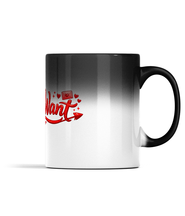 Jamacian 11oz Black Colour Changing Mug - U Mi Want