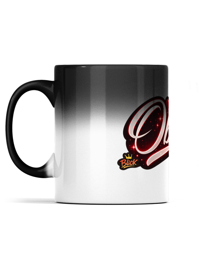 Nigerian 11oz Black Colour Changing Mug - My King