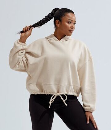 Ladies  TriDri® Cropped Oversized Hoodie 99 percent angel